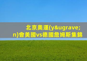 北京奧運(yùn)會美國vs德國詹姆斯集錦